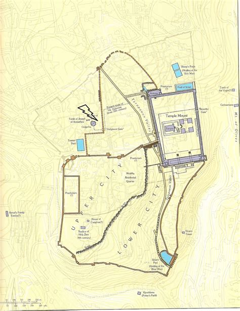 Golgotha Temple Mount Map