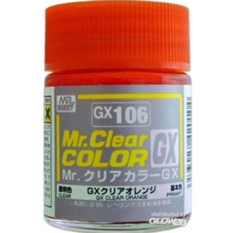 Mr Hobby Gunze Mr Clear Color Gx 18 Ml Clear O With 1001hobbies