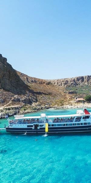 From Kissamos Port Boat Cruise To Balos Lagoon Gramvousa Getyourguide