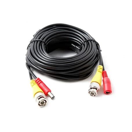 Cable Para C Maras Seguridad Cctv Video Y Poder Bnc Metros