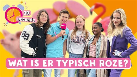 NOEM IN 30 SECONDEN ZOVEEL MOGELIJK ROZE ITEMS TinaTV YouTube