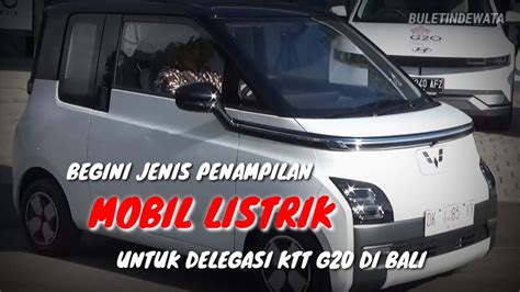 Jenis Kendaraan Resmi Mobil Listrik Untuk Delegasi Ktt G Di Bali