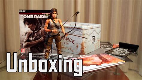 Tomb Raider Collector S Edition Unboxing YouTube