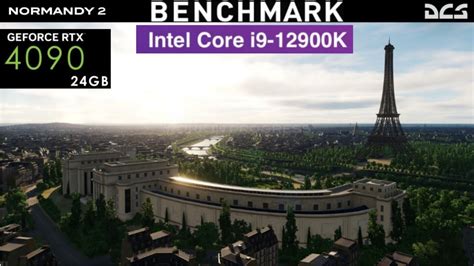 Paris DCS Multi Threading Benchmark Performance I9 12900k RTX