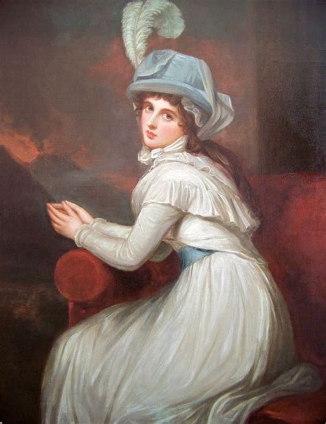 1791 Lady Emma Hamilton As Ambassadress By George Romney Blanton