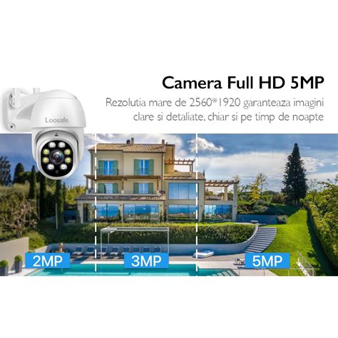 Camera De Supraveghere WIFI Loosafe 50XP Pro 5MP Exterior Interior