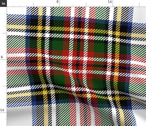 Holiday Plaid Fabric Royal Dress Stewart By Peacoquettedesigns Tartan