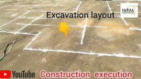 Excavation Layout And Excavation YouTube