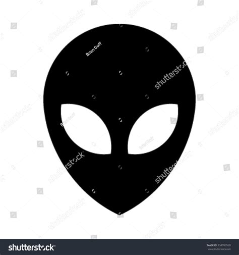 Alien Head Vector Icon 234093520 Shutterstock