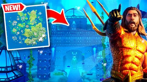 New Atlantis City In Fortnite Aquaman Youtube