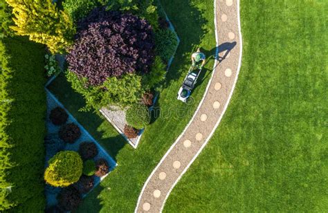 Grass Mowing Stock Photo Image Of Mowing Green Horticultural 3177082