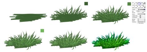 Grass Easy Tutorial By Ryky On Deviantart