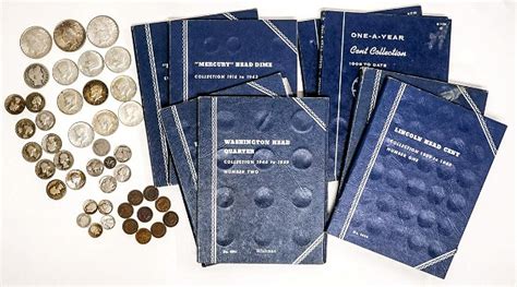 U.s. Coin Collection With Old U.s. Silver Coins