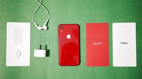 Apple iPhone XR Red Edition Unboxing and Photo Gallery