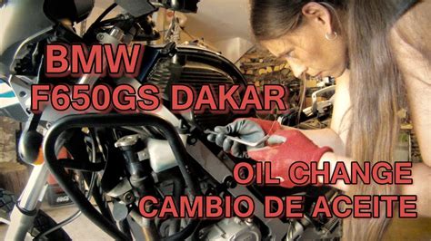 Cambio De Aceite Bmw F Gs Dakar Oil Change Bmw F Gs Dakar Youtube