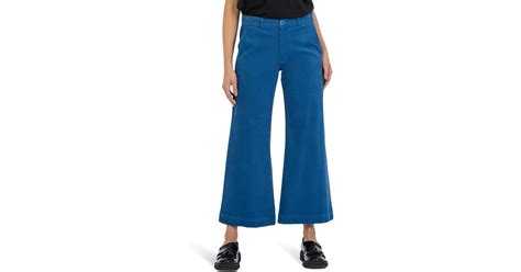 Kut From The Kloth Meg Corduroy Wide Leg Trousers In Blue Lyst