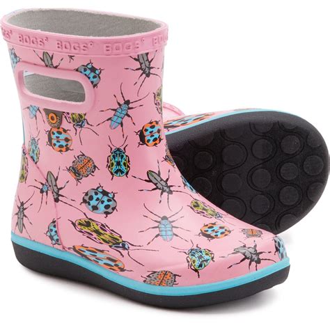 Bogs Footwear Girls Skipper Ii Bugs Rain Boots Waterproof Save 62