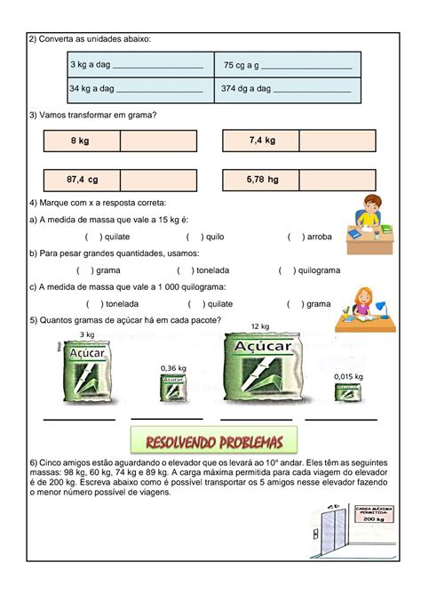 Atividade Medida De Massa REVOEDUCA