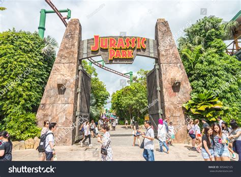 Singapore July 20 Jurassic Park Theme Stock Photo 305442125 | Shutterstock