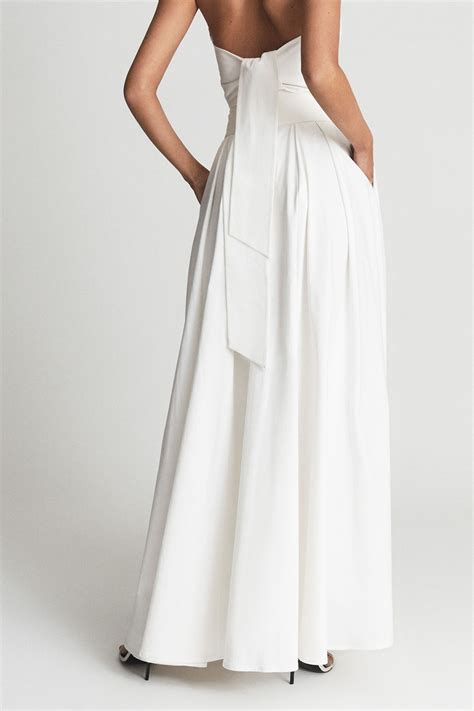 Buy Reiss White Gigi Gather Detailed Maxi Skirt From The Next Uk Online