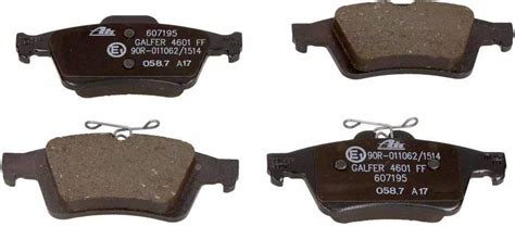 Klocki hamulcowe Ate Zestaw Klocków Hamulcowych Hamulce Tarczowe ...