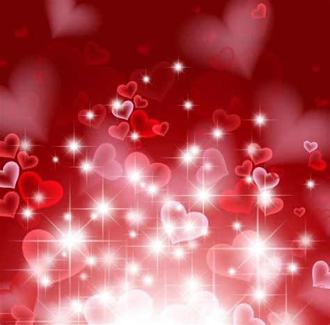 Abstract Hearts Background for Valentine Day Vector Illustration | Free ...