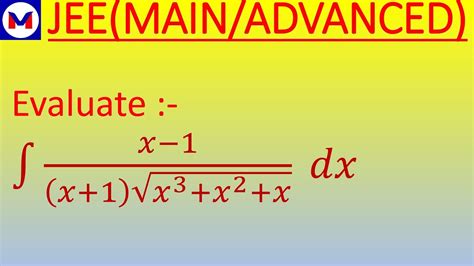 Indefinite Int Substitution Met Jee Main Advanced Jee Jeemains