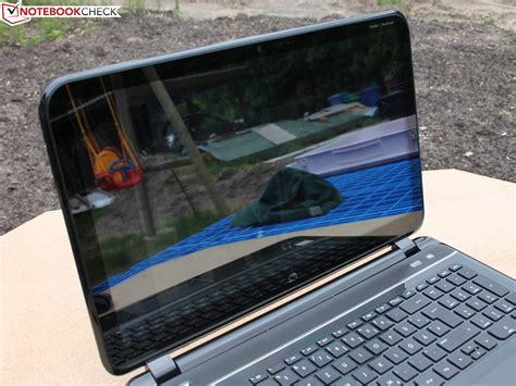 Test HP Pavilion Sleekbook TouchSmart 15 B153sg Notebook