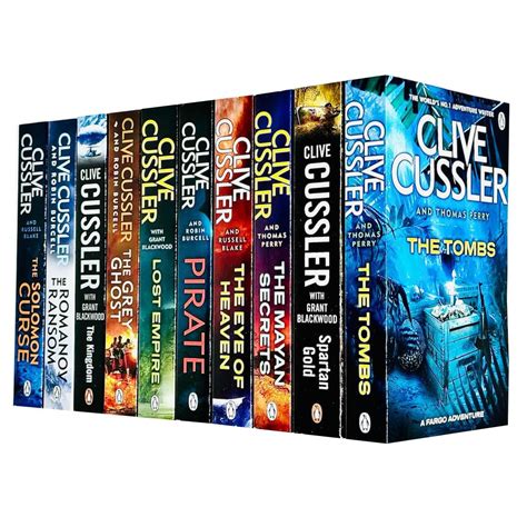 Clive Cussler Fargo Adventures Collection Books Set Spartan Gold