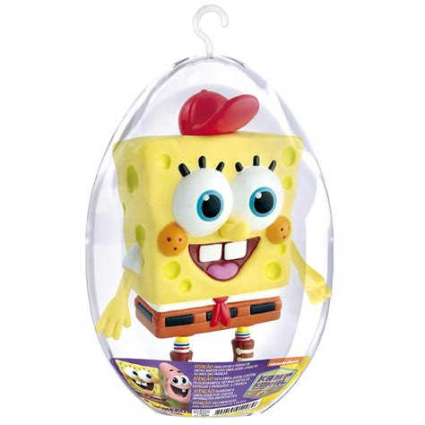 Boneco Bob Esponja De Vinil No Ovo Lider Brinquedos Na Americanas