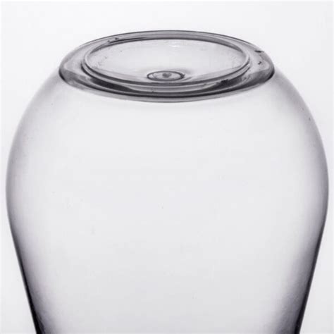 Fineline Renaissance 2704 4 Oz Stemless Clear Plastic Wine Sampler Goblet 64case