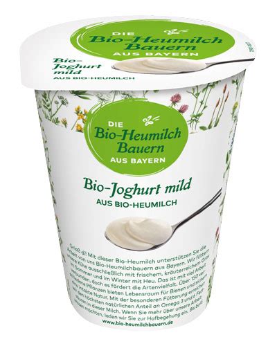 Bio Heumilch Jogurt Mild G Andechser Feinschmecker