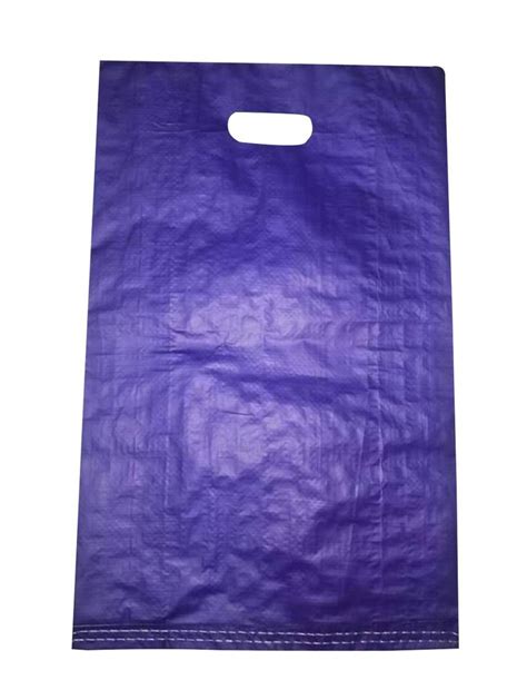 Blue Coloured Hdpe Woven Bags For Packaging Storage Capacity Kg