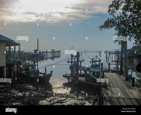 Traditional fishing village in Johor, Malaysia Stock Photo - Alamy