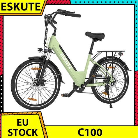 Eskute C Elektrische Fiets W Motor V Ah Batterij Inch