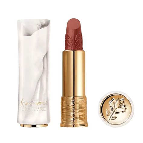 Son Lancôme X Louvre L Absolu Rouge Drama Matte 200 French Drama Màu Đỏ Nâu Vua Hàng Hiệu