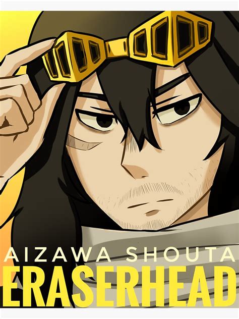 Aizawa Shouta Eraserhead Mha Sticker For Sale By Malak Al Deen