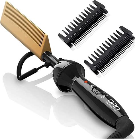 Dan Technology Mini Hot Combtravel Size Pressing Comb450℉ Hot Comb Electric For Wigsdual