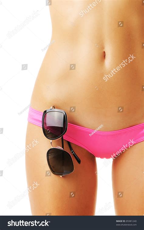 Sexy Tan Woman Bikini Closeup Isolated Stock Photo 85981240 Shutterstock
