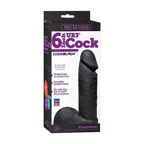 Vac U Lock Code Black Inch Ur Cock Dildo Schwarz Erotikfactory