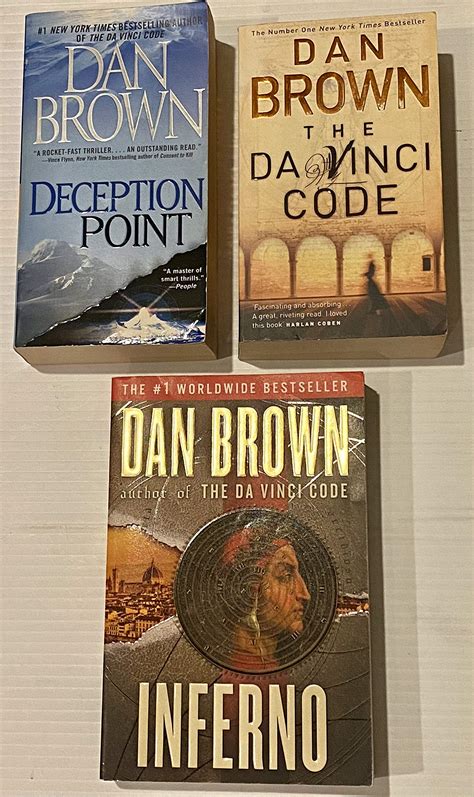 Dan Brown 3-Book Set: The da Vinci Code / Deception Point / Inferno by