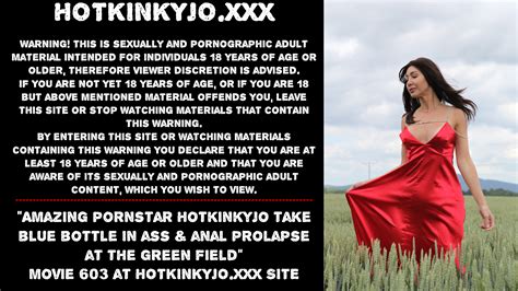 Amazing Pornstar Hotkinkyjo Take Blue Bottle In Anal ThisVid