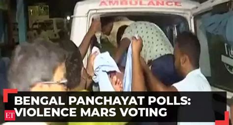 Bengal Panchayat Polls Voting Underway Amid Violence Tmc Alleges