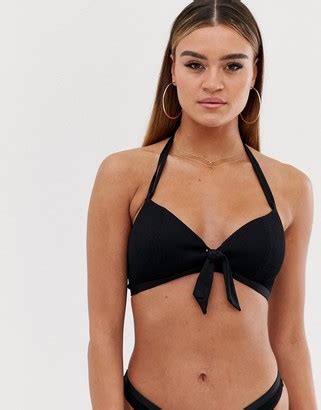 Freya Fuller Bust Nouveau Soft Triangle Bikini Top In Black Shopstyle