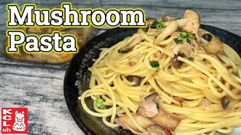 Mushroom With Tuna Can Pasta 【recipe】 Using Enoki King Oyster Buna