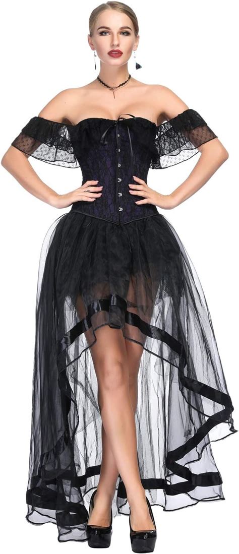 Amazon Kimring Women S Steampunk Costume Victorian Off Shoulder