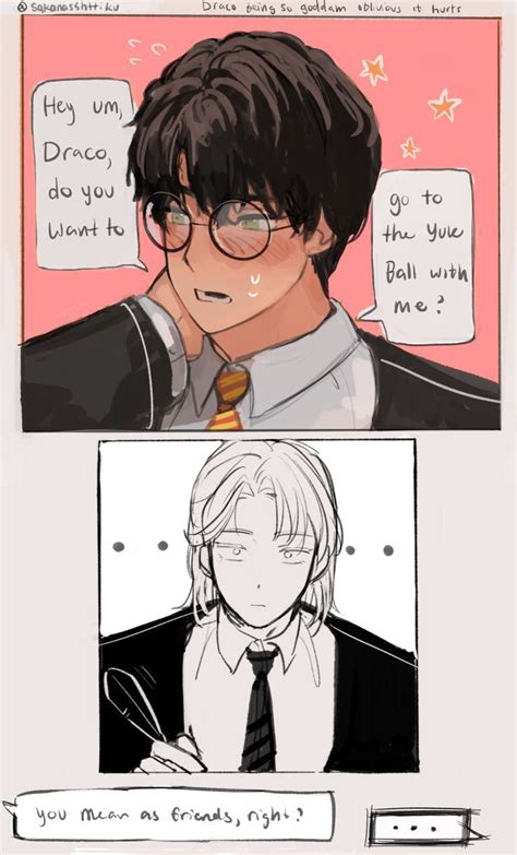 Drarry Harry Potter Comics Gay Harry Potter Harry Potter Headcannons