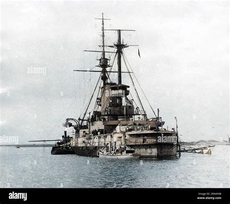 Hms Vengeance A Predreadnought British Canopus Class Battleship Launched 1899 Served In