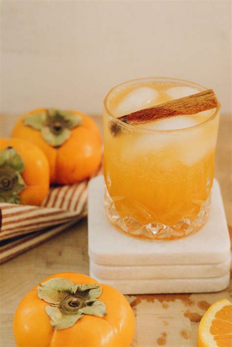 Spiced Persimmon Old Fashioned - Homegrown Organic Farms
