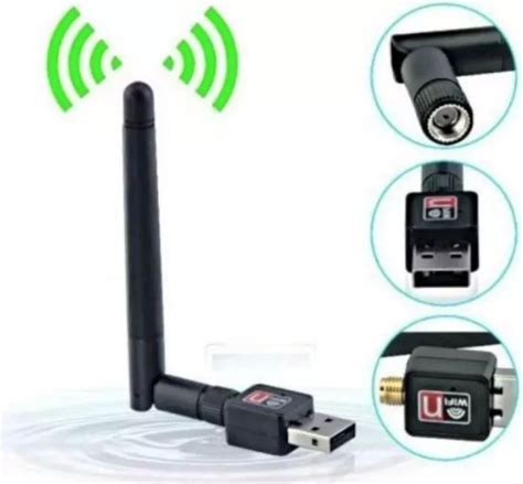 Antena Receptor De Wifi Usb Wireless Mbps Mercado Libre